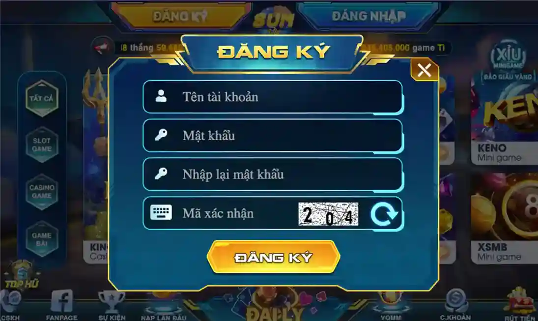 Hướng Dẫn SUMVIP Đăng Ký Và Đăng Nhập Nhanh